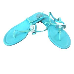 VINCE CAMUTO Elegant Turquoise Malinda Sandals size 9.5 summertime dressy